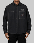 Stitch Work Shirt - Black