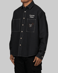 Stitch Work Shirt - Black