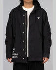 Hooded Coat - Black - LOADED