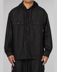 Hooded Shirt LS - Black - LOADED