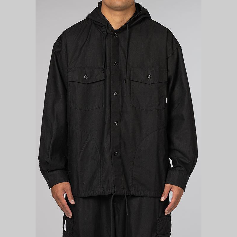 Hooded Shirt LS - Black - LOADED