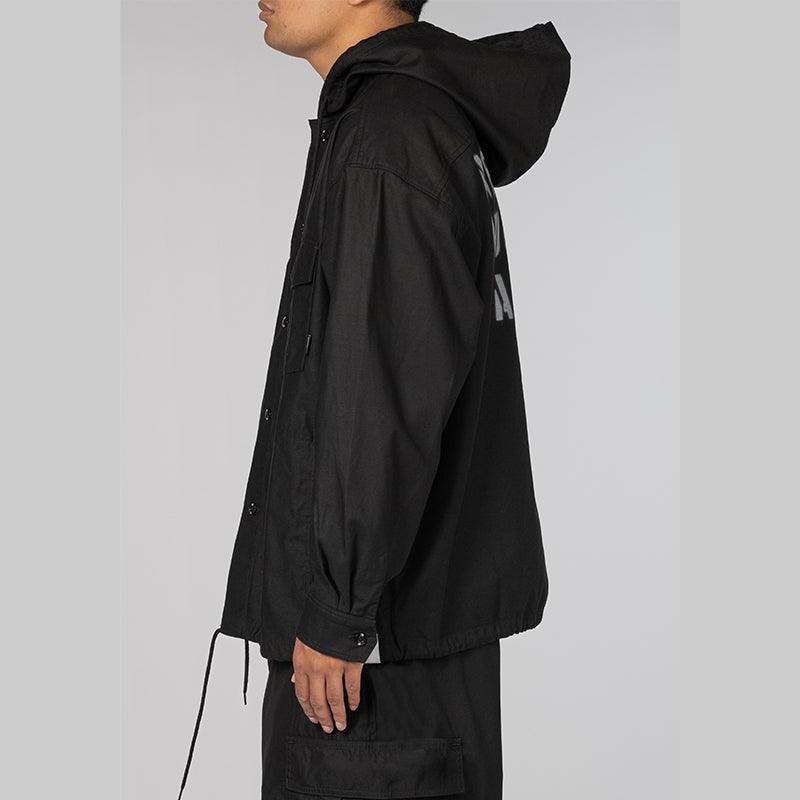 Hooded Shirt LS - Black - LOADED