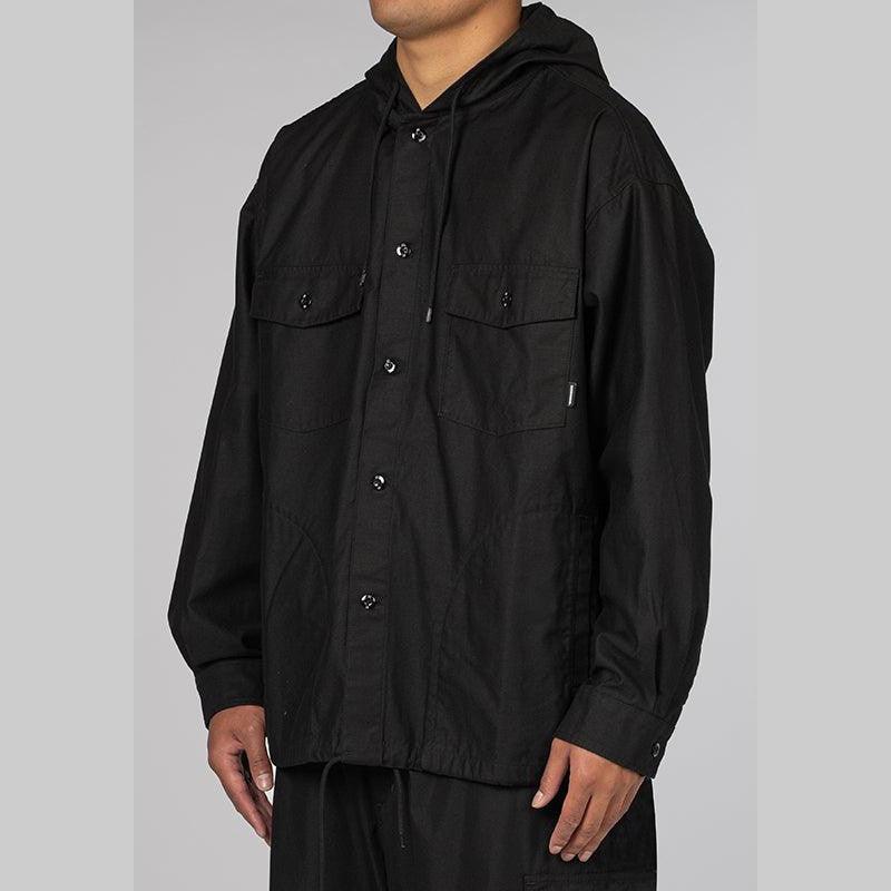 Hooded Shirt LS - Black - LOADED