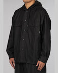 Hooded Shirt LS - Black - LOADED