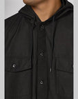 Hooded Shirt LS - Black - LOADED