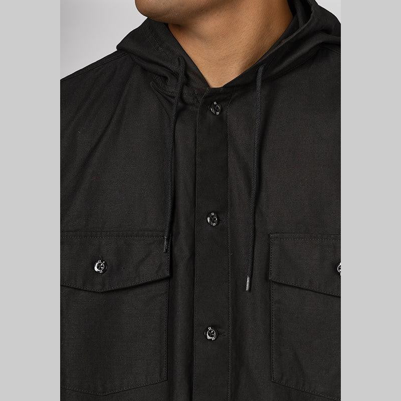 Hooded Shirt LS - Black - LOADED