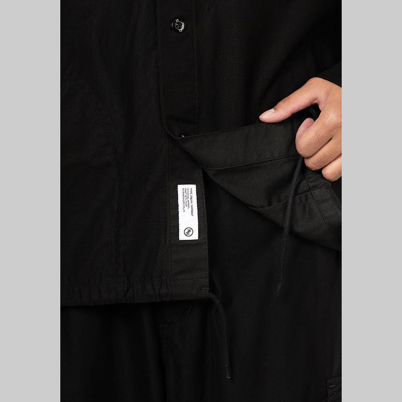 Hooded Shirt LS - Black - LOADED