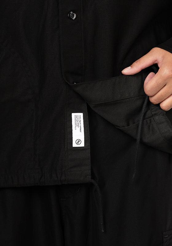 Hooded Shirt LS - Black - LOADED