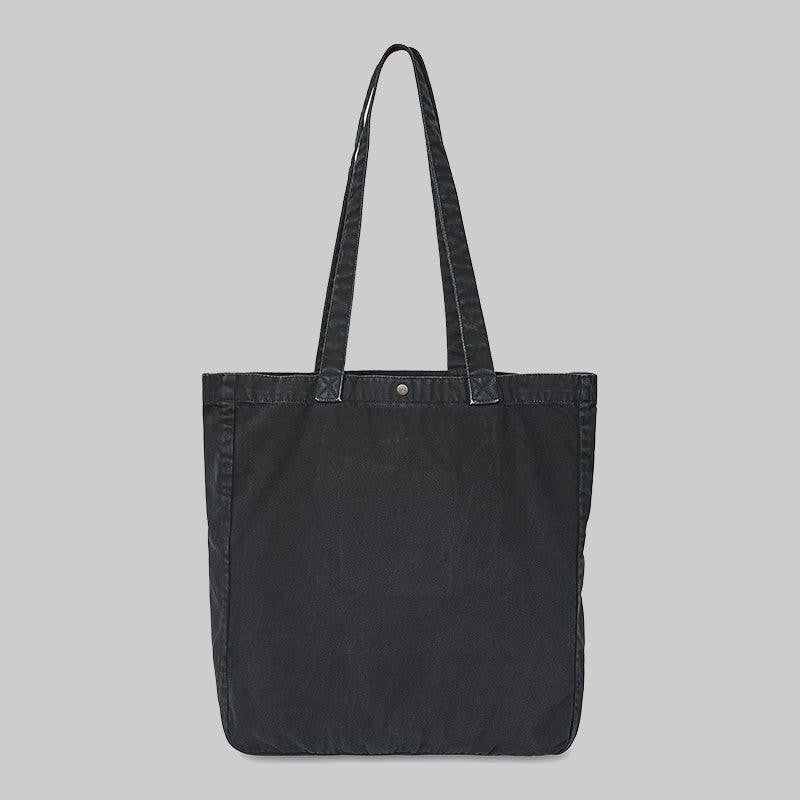 Garrison Tote - Black Stone Dyed