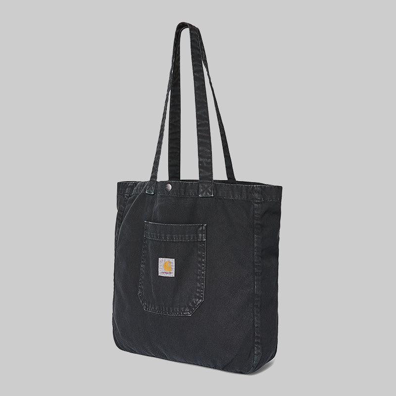 Garrison Tote - Black Stone Dyed