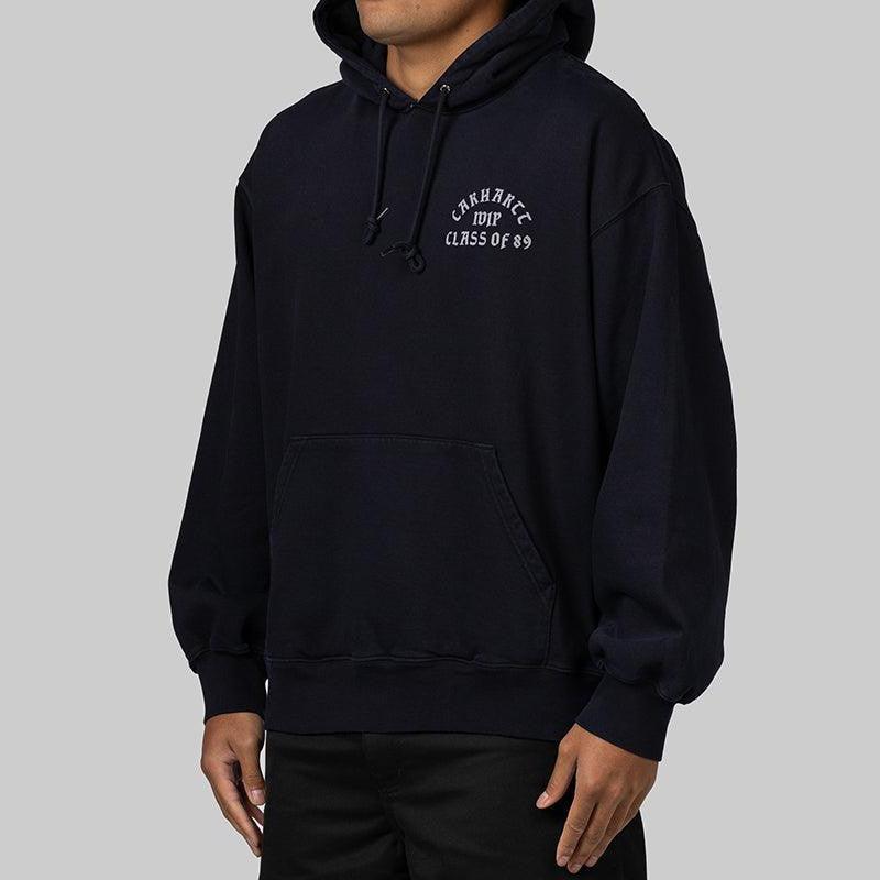 Hooded Class Of 89 Sweat - Dark Navy/White