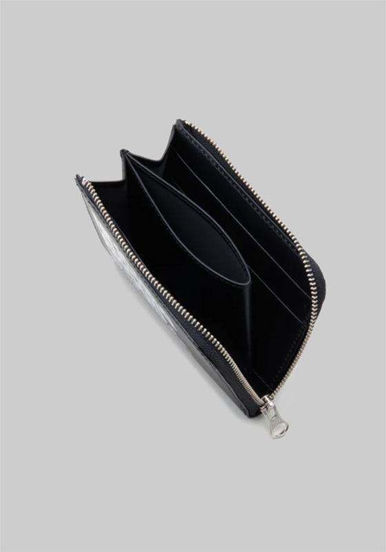 ID L-Shaped Fastener Wallet - Black - LOADED