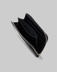 ID L-Shaped Fastener Wallet - Black - LOADED