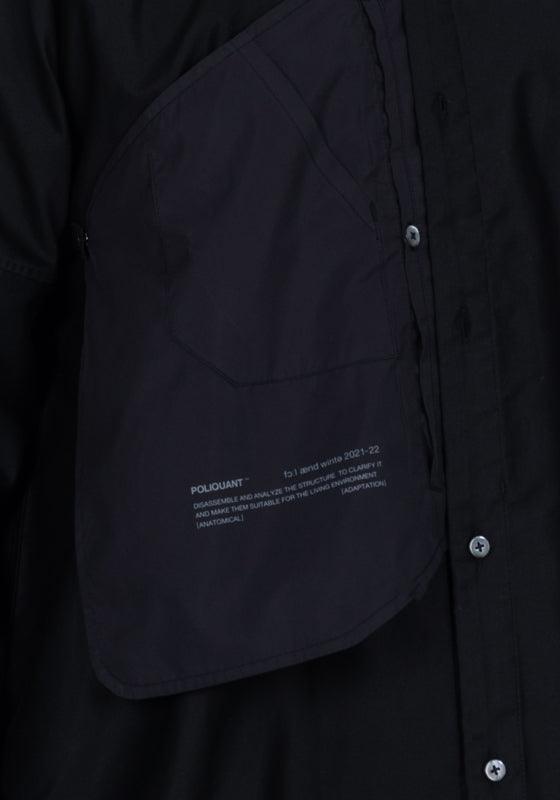 In-Out Packable Pocket Shirt - Black - LOADED