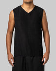 Waffle Warp Vest - Black