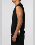 Waffle Warp Vest - Black