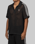 X CLOT By Edison Chen Crochet Polo - Carbon