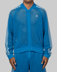 X CLOT By Edison Chen Crochet Superstar Track Top - Blue