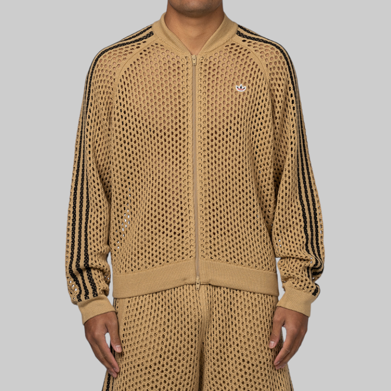 X CLOT By Edison Chen Crochet Superstar Track Top - Beige