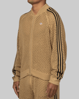 X CLOT By Edison Chen Crochet Superstar Track Top - Beige