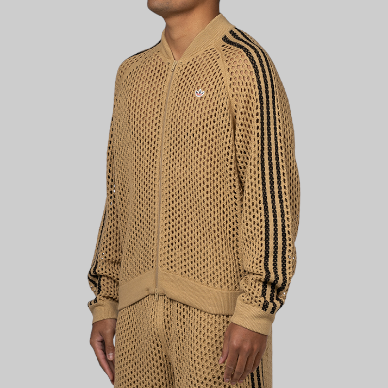 X CLOT By Edison Chen Crochet Superstar Track Top - Beige