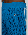 X CLOT By Edison Chen Crochet Short - Blue