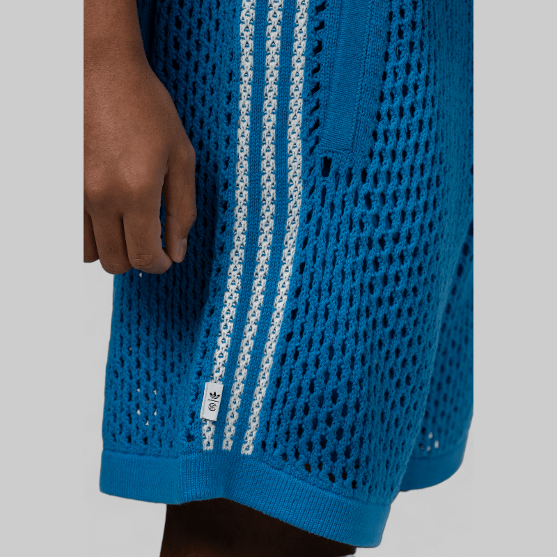 X CLOT By Edison Chen Crochet Short - Blue