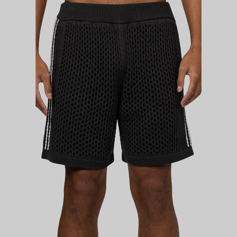 X CLOT By Edison Chen Crochet Short - Carbon