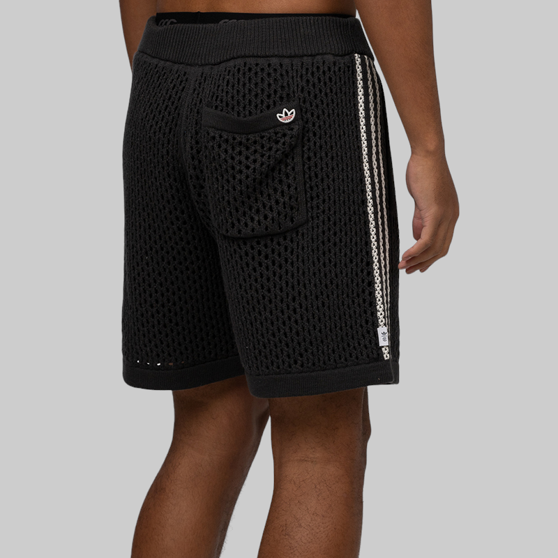 X CLOT By Edison Chen Crochet Short - Carbon