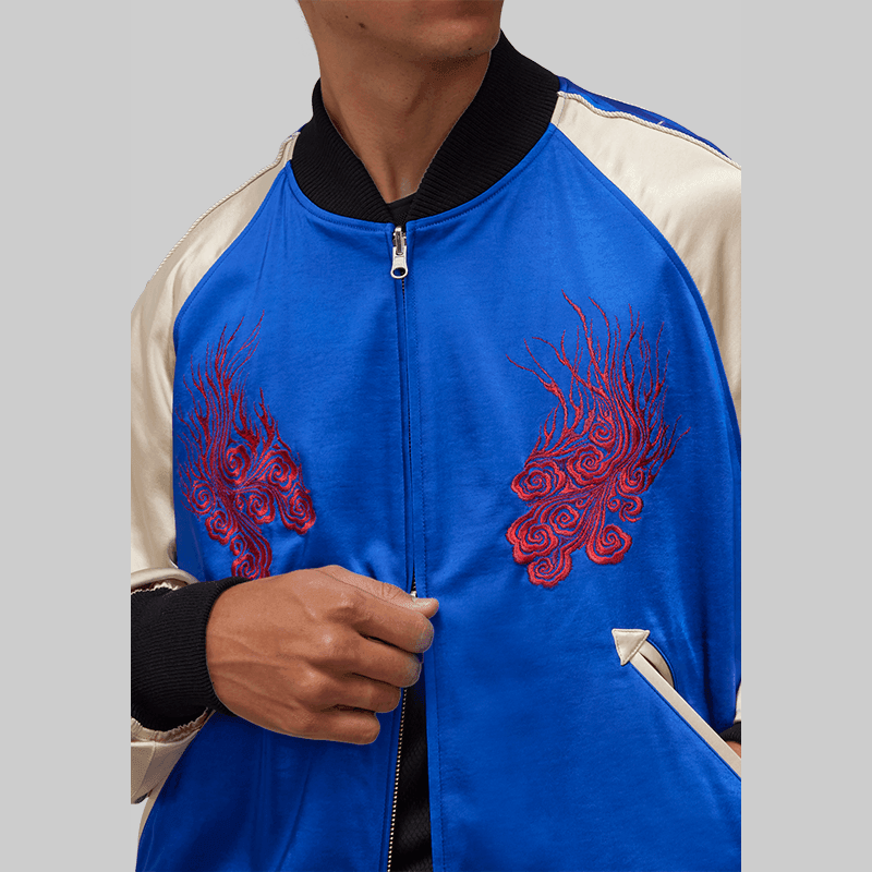 JFA Souvenir Reversible Jacket - Bold Blue - LOADED