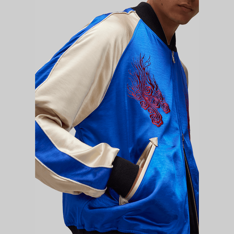 JFA Souvenir Reversible Jacket - Bold Blue - LOADED