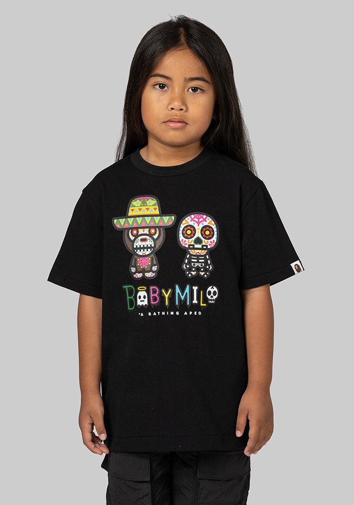 Kids Baby Milo T-Shirt - Black - LOADED