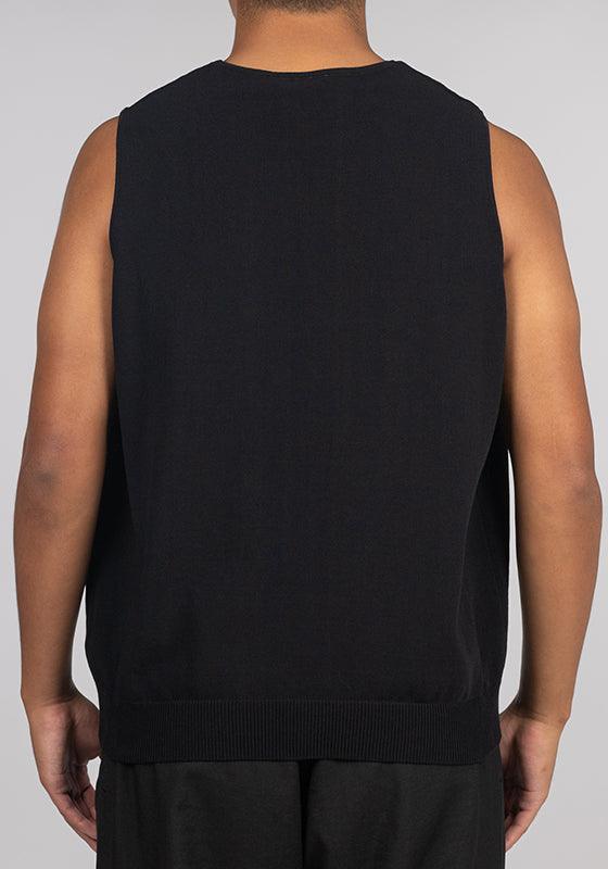 Knit Vest - Black - LOADED