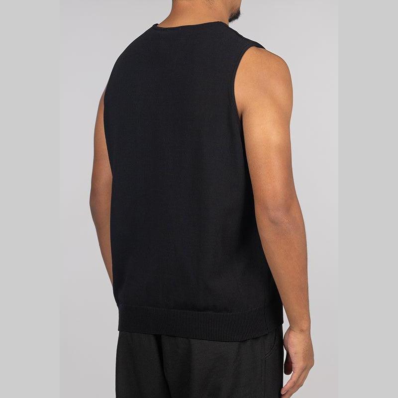 Knit Vest - Black - LOADED