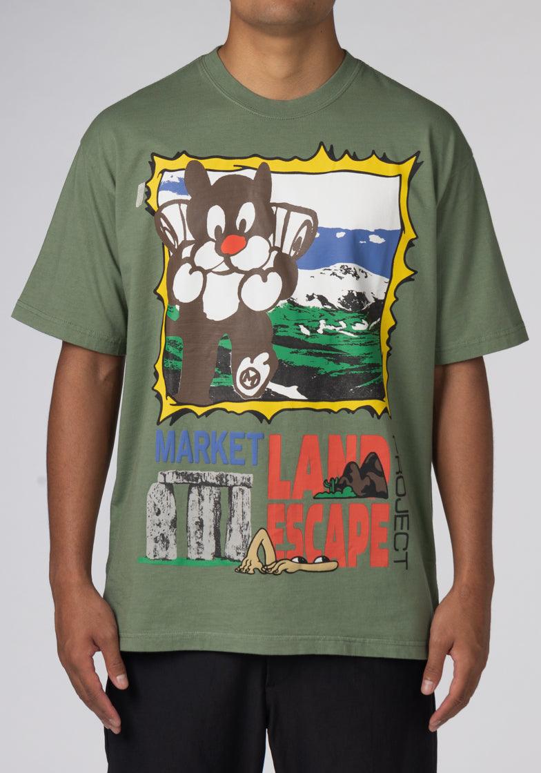 Land Escape Project T-Shirt - Tea - LOADED