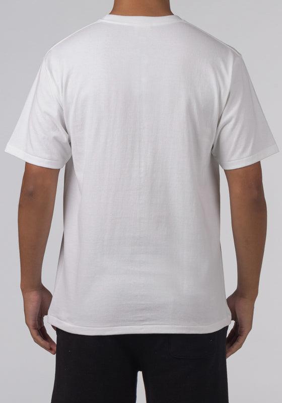 Layered Line Camo NYC Logo T-Shirt - White/Black - LOADED