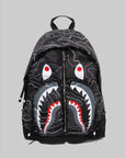 Layered Line Camo Shark Day Pack - Black - LOADED