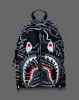 Layered Line Camo Shark Day Pack - Black - LOADED