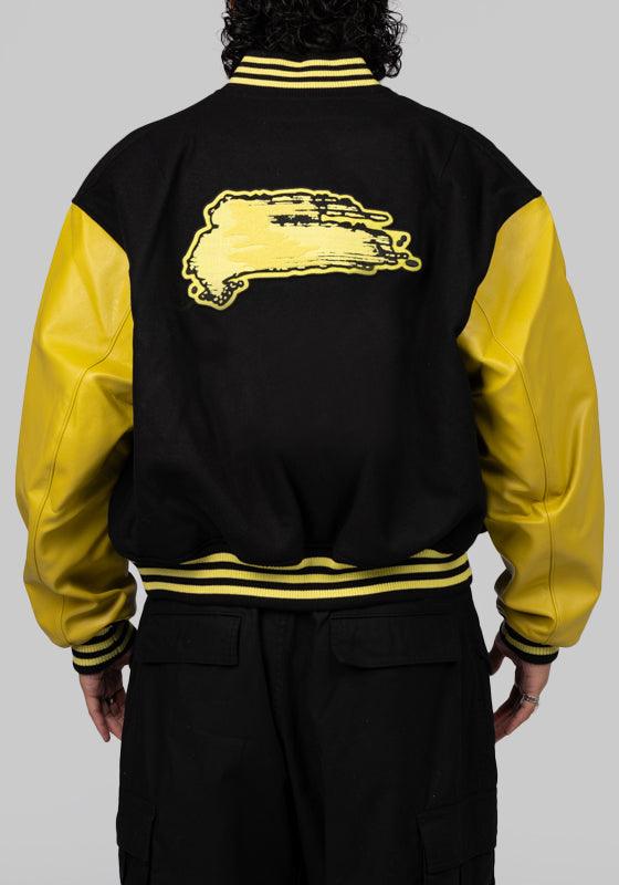Letterman Jacket - Black/Yellow - LOADED