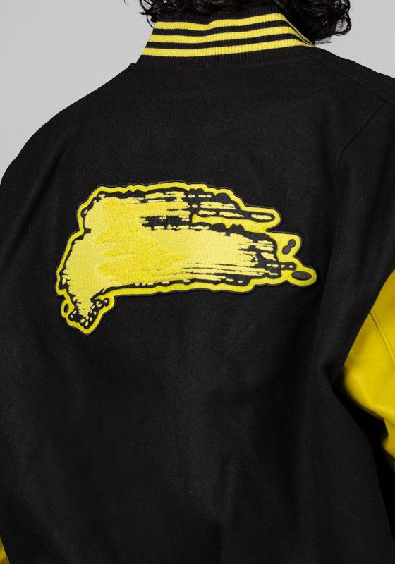 Letterman Jacket - Black/Yellow - LOADED