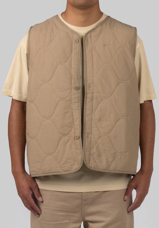 Life Woven Insulated Military Vest - Khaki - LOADED