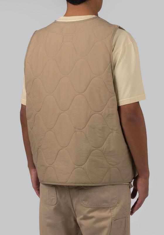 Life Woven Insulated Military Vest - Khaki - LOADED