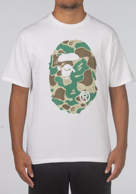 Liquid Camo Big Ape Head T-Shirt - White - LOADED