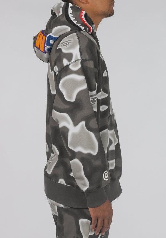 City camo shark on sale full zip hoodie