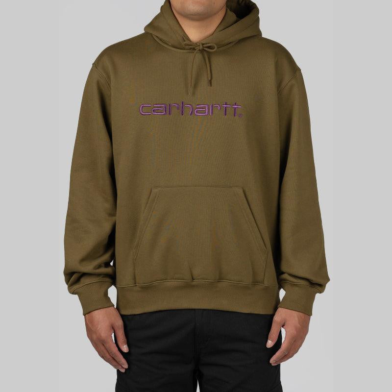 Logo Hooded Sweat - Highland/Cassis - LOADED