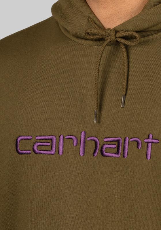 Logo Hooded Sweat - Highland/Cassis - LOADED