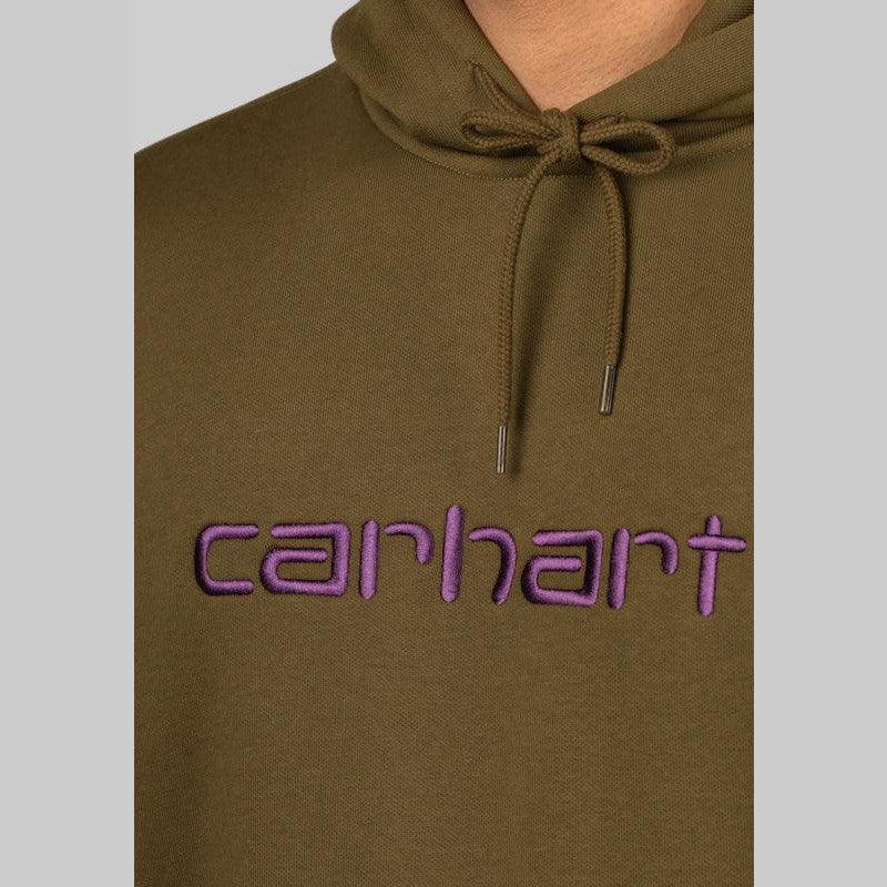 Logo Hooded Sweat - Highland/Cassis - LOADED