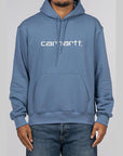 Logo Hooded Sweat - Sorrent/White - LOADED