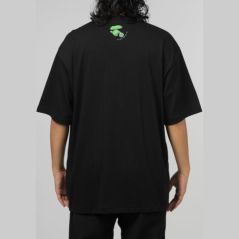 Logo Relaxed Fit T-Shirt - Black - LOADED