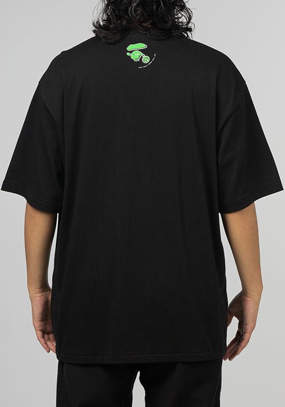 Logo Relaxed Fit T-Shirt - Black - LOADED